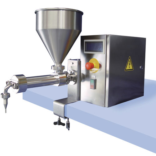 Riempitrice semiautomatica - UAE - GEPAS mbH - per bicchieri / per bottiglie / per barattoli e vasetti