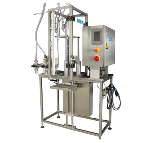 Riempitrice semiautomatica - AST1000-Servo	 - GEPAS mbH - per barattoli e vasetti / per bottiglie / per sacchetti