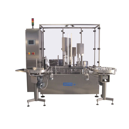 Riempitrice chiuditrice automatica - FVM-L - GEPAS mbH - per flaconi