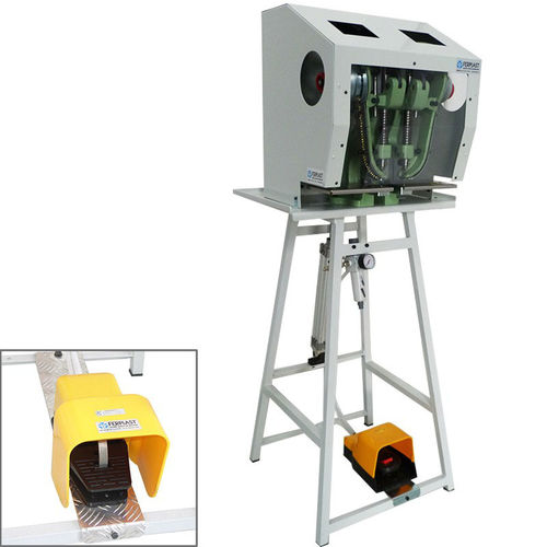 Macchina di occhiellatura pneumatica - V2 series - Ferplast - a 2 teste