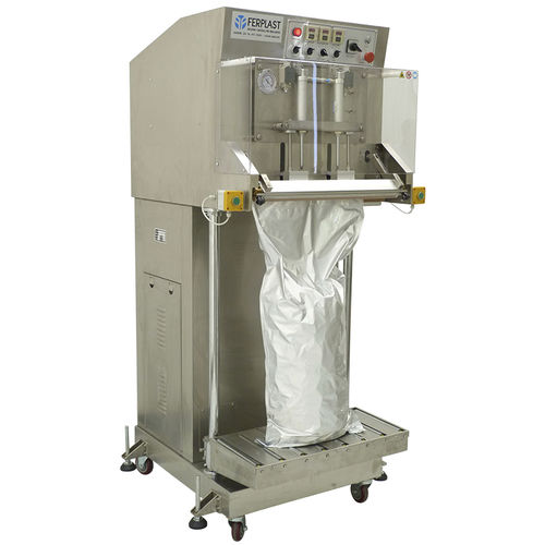 Saldatrice ad impulso semiautomatica - DZQ 600/800 LS - Ferplast - sottovuoto / a comando elettrico / verticale