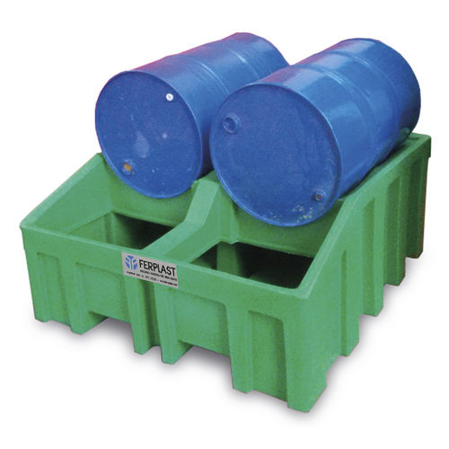 Vasca di raccolta per fusti - FPRA2 - Ferplast - in polietilene / rigida / autoportante