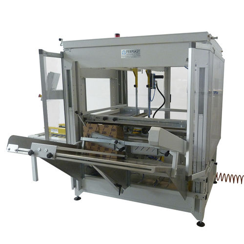 Formatrice di cartoni automatica - F 2000 - Ferplast - nastro adesivo / a colla termofusibile / chiusura dal basso