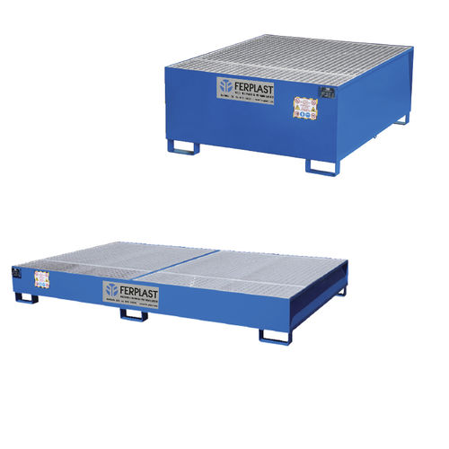 Vasca di raccolta per contenitore IBC - FPB826S;FPB8070C - Ferplast - in acciaio / in acciaio verniciato / con griglia zincata