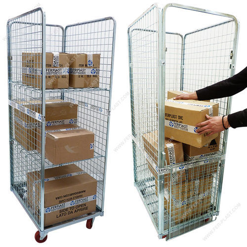 Roll-container multiuso - CP 04 series - Ferplast - per lavanderia / 4 pannelli / 3 pannelli