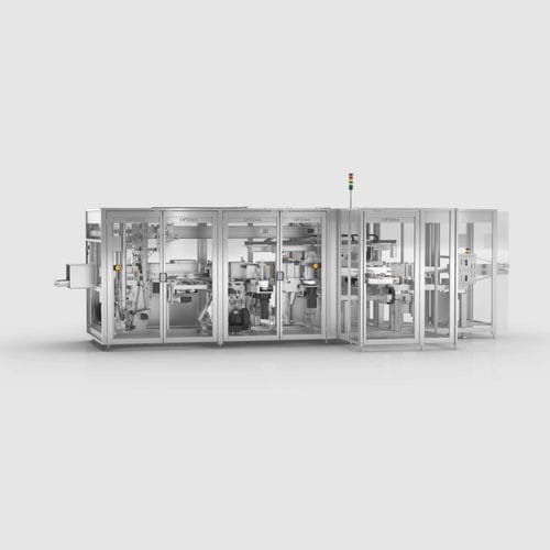 Macchina per imballaggio automatica - AD3 - OPTIMA packaging group GmbH - per sacchi / di pannolino