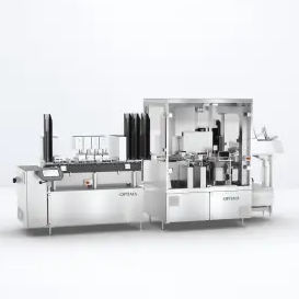 Macchina per imballaggio automatica - ImmuPouch - OPTIMA packaging group GmbH - con sigillatura / con 3 saldature laterali / in linea