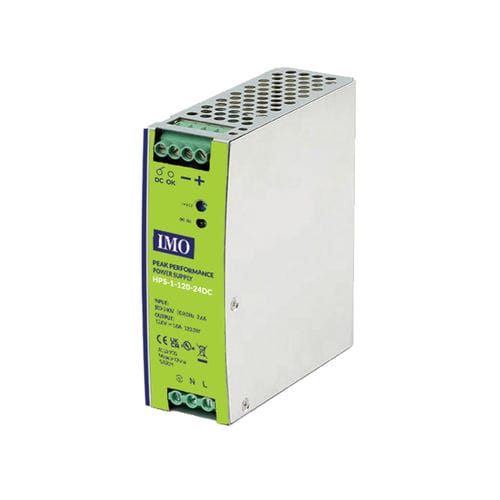 Alimentatore elettrico su guida DIN - HPS-1-120-12DC - IMO Precision Controls Limited - DC/DC / AC/DC / ad uscita semplice