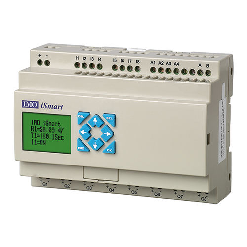 Relè programmabile compatto - SMT-EA24-R20-V3 - IMO Precision Controls Limited - su guida DIN / ingressi / uscite