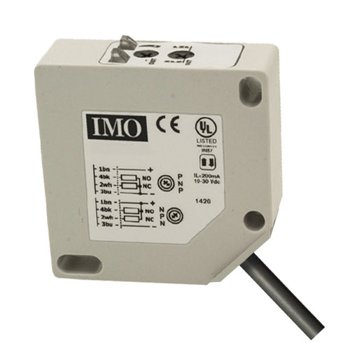 Sensore fotoelettrico a barriera - SQR/B020-C - IMO Precision Controls Limited - cubico / in materia plastica / compatto