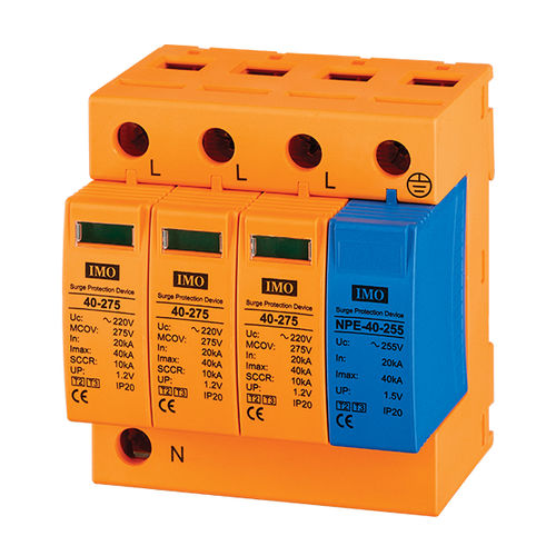 Scaricatore di sovratensione di tipo 2 - SPD4-403NC - IMO Precision Controls Limited - di tipo 3 / contro le sovratensioni / compatto