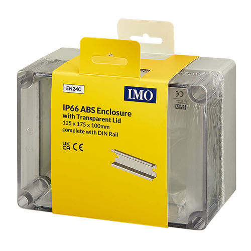 Scatola con sportello trasparente - EN24C - IMO Precision Controls Limited - a parete / rettangolare / in plastica ABS
