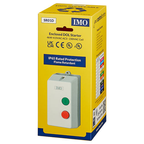Starter DOL - SR01D - IMO Precision Controls Limited - di motore / AC / per sovraccarichi