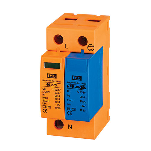 Scaricatore di sovratensione di tipo 2 - SPD2-401N - IMO Precision Controls Limited - contro le sovratensioni / compatto / 2 poli