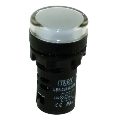 Indicatore luminoso permanente - LMB-230-WHITE - IMO Precision Controls Limited - LED / montato su pannello / IP65