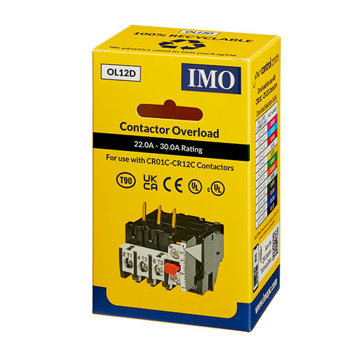 Relè di sovraccarico - OL12D - IMO Precision Controls Limited - di corrente / per montaggio su contatore