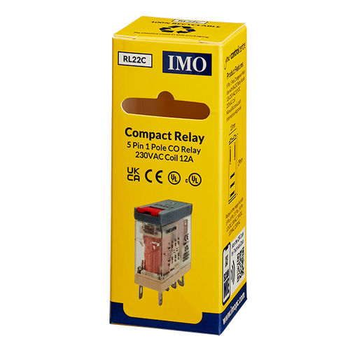 Relè di potenza - RL22C - IMO Precision Controls Limited - 230 V AC / compatto / per montaggio in superficie