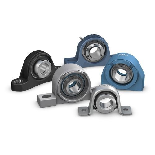 Bronzina con piastre - P 12 TF - SKF - con piastre / a sfere / in ghisa