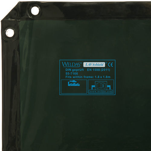 Schermo di saldatura autoportante - 55-7166 - Weldas Europe B.V.