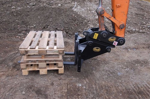 Forca per pallet rotativa - PF series  - Geith International Ltd. - per escavatore / per edificio