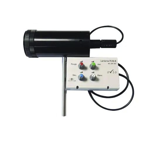 Fonte di luce LED - 204340 - OVIO INSTRUMENTS - bianca / blu / rossa