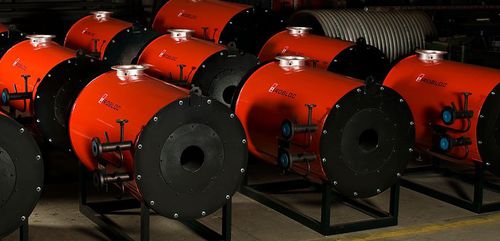 Caldaia a fluido termico - GFT LINE - PIROBLOC - a gas / a olio combustible / verticale
