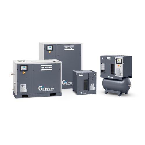 Compressore scroll - SF series - Atlas Copco Compressors - d'aria / pneumatico / fisso