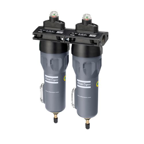 Filtro per aria compressa - DDp(+) - Atlas Copco Compressors - antipolvere / a cartuccia / filettato