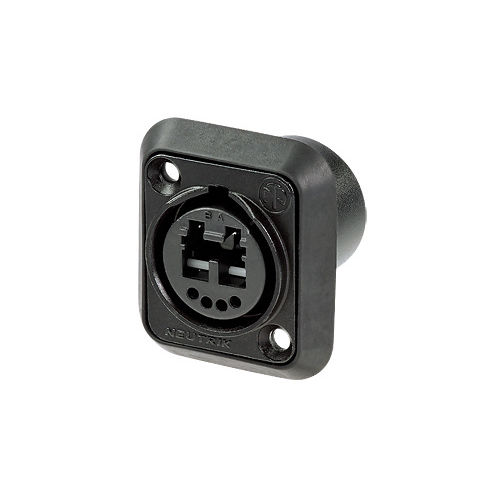 Connettore di alimentazione elettrica - NO2-4FDW-A Series - Neutrik - per fibra ottica duplex / LC / quadrato