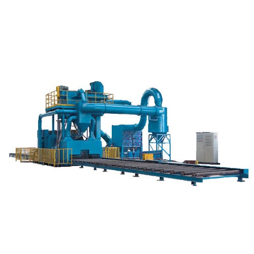 Granigliatrice con nastro trasportatore a rulli - RC line - Shandong Kaitai Shot Blasting Machinery Share Co., - per metallo / di lamiere