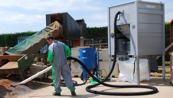 Sistema di recupero per materiali abrasivi - ABVAC series - Shandong Kaitai Shot Blasting Machinery Share Co., - ad aspirazione