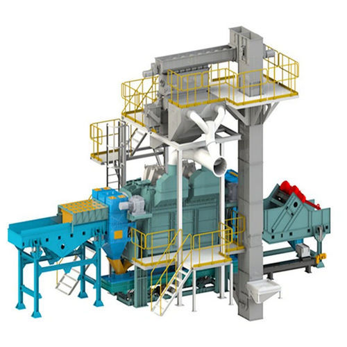 Granigliatrice a nastro - CT4-45 - Shandong Kaitai Shot Blasting Machinery Share Co., - a tappeto ribaltante / per profilati / per pulizia di superficie