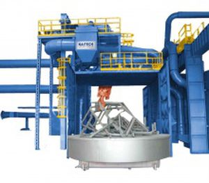 Granigliatrice a tavola girevole - TT-line - Shandong Kaitai Shot Blasting Machinery Share Co., - per vagone / per prodotti sfusi