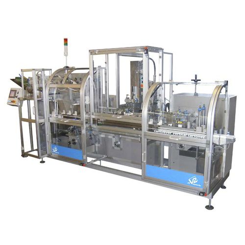 Incartonatrice a carico dall'alto - Vertipack - V2 Engineering - verticale / per l'industria cosmetica / per l'industria farmaceutica