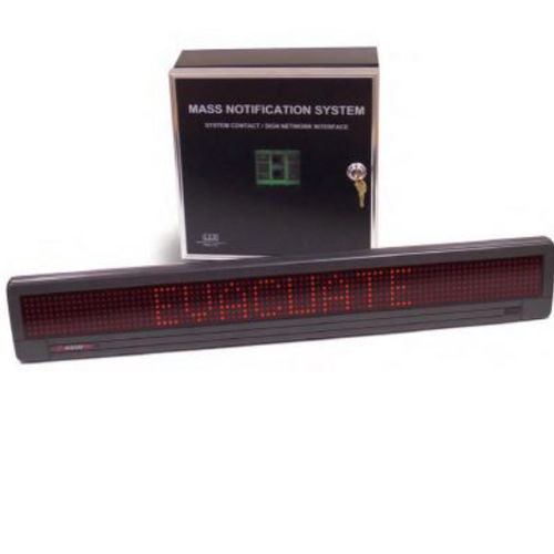 Pannello di visualizzazione allarme antincendio - MNS - Gamewell-FCI - programmabile / in rete