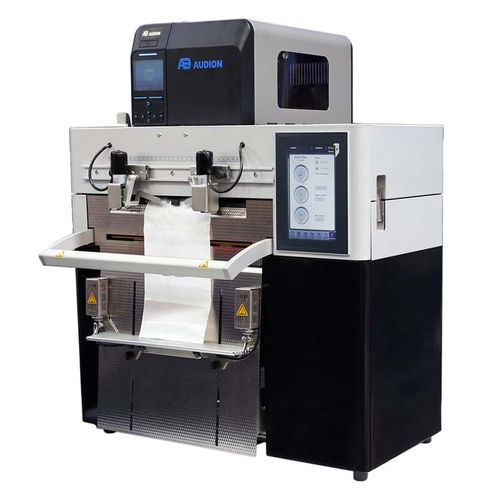 Confezionatrice verticale - Speedpack 300 - Audion Packaging Machines - flow-pack / controllata da PLC / semiautomatica