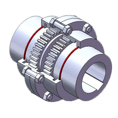 Giunto a ingranaggi - EC series - HANGZHOU CHINABASE MACHINERY CO., LTD. - con flangia