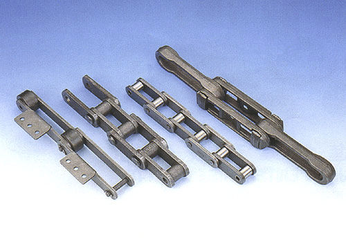 Catena di trasporto in acciaio - M series - HANGZHOU CHINABASE MACHINERY CO., LTD. - a rulli / per industria siderurgica / per macchina agricola