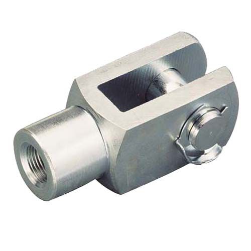 Testa di forcella con foro ovale - HANGZHOU CHINABASE MACHINERY CO., LTD. - con filettatura esterna / con perforazione trasversale temprata / in plastica