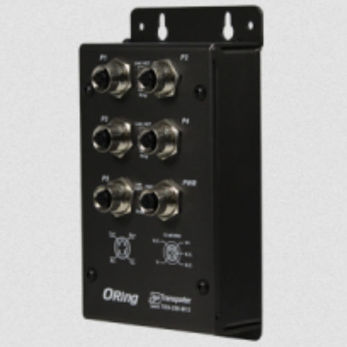 Switch Ethernet gestibile - TES-250-M12 - Oring Industrial Networking Corp. - 8 porte / 10/100BaseT(X) / a parete