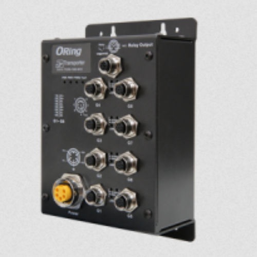 Switch Ethernet gestibile - TGXS-1080-M12  - Oring Industrial Networking Corp. - 8 porte / Ethernet gigabit / a parete