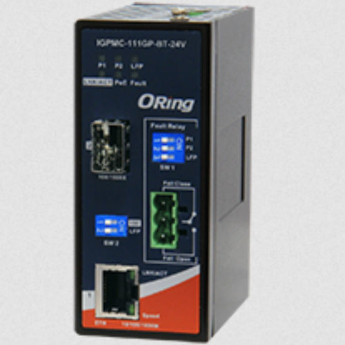 Convertitore di media - IGPMC-111GP-BT-24V - Oring Industrial Networking Corp. - Ethernet / in fibra ottica / su guida DIN