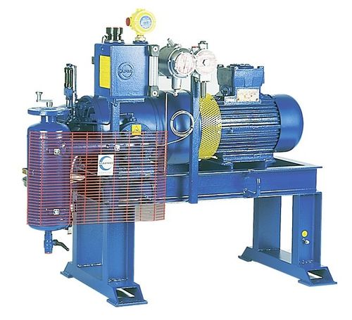 Compressore a palette - RF series - MAPRO International S.p.A. - per biogas / con motore elettrico / fisso