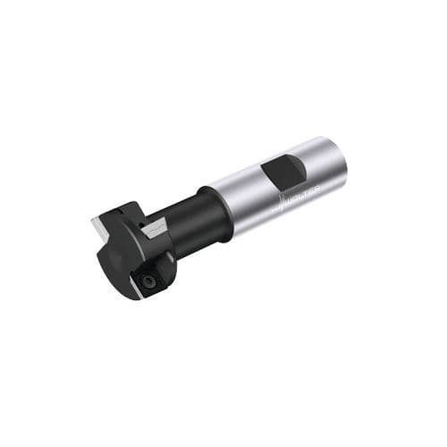 Fresa a inserti multitaglienti - M4575 series - Walter Tools - per scanalature a T / angolo d'elica 90° / per taglio