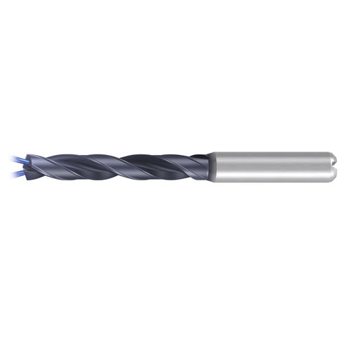 Punta integrale - VHM-EF-Drill-STEEL-DIN 6537L-HA-IK-4FF-TIALN-T14 - EMUGE-FRANKEN - per metalli non ferrosi / per acciaio / per ghisa
