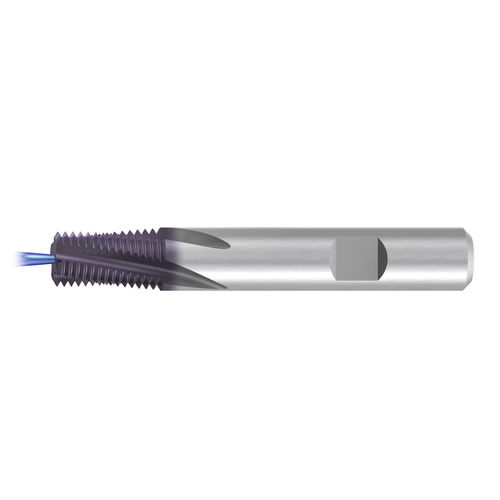 Fresa carburo solido - GF-keg-R15-lg-IKZ-SD12-Z4-HB-TiCN - EMUGE-FRANKEN - a filettare / per acciaio / per materiale temprato