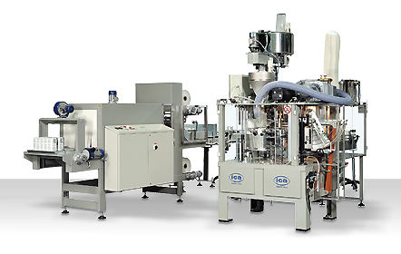 Linea di riempimento automatica - ICA - per sacchi / per granuli / per polveri