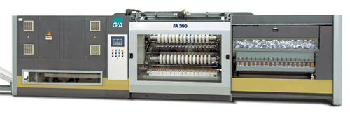 Taglierina ribobinatrice automatica - 1 000 - 2 100 mm, max. ø 300 mm | FA 300 - Ghezzi & Annoni - per carta / per pellicole plastiche / per nastro adesivo