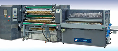 Taglierina ribobinatrice automatica - max. 1 650 mm, max. ø 150 mm | TG 150 - Ghezzi & Annoni - per nastro adesivo