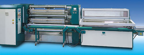 Taglierina ribobinatrice automatica - max. 1 650 mm, max. ø 90 mm | TG 90 - Ghezzi & Annoni - per nastro adesivo
